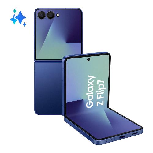 Samsung Smartphone 6,9" GALAXY AI Z FLIP7 5G Blue Shadow ( 512GB Ram 12GB 4300mAh ) SM F766BDBHEUE