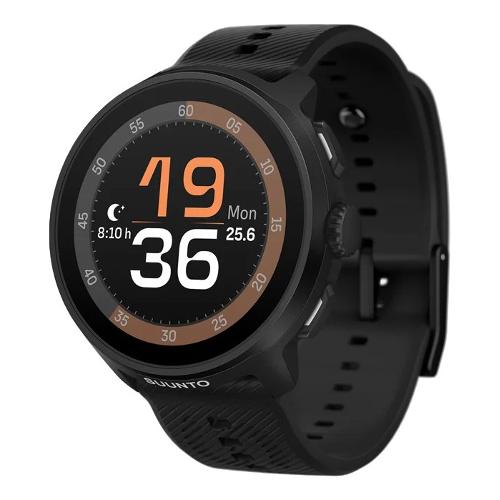 Suunto Smartwatch ( AMOLED ) PERFORMANCE Run Silicone Strap All black 46 mm SS051272000