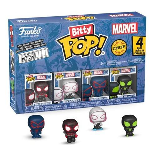 Funko POP BITTY Marvel Spider Man Miles Morales 4 Pack 85702