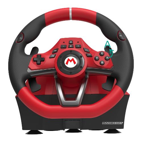Hori Volante simulatore guida SWITCH Mario Kart Racing Pro Deluxe Black e Red NSW 228U