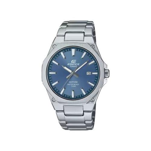 Casio Orologio EDIFICE Slim Silver e Blue EFR S108DE 2AVUEF