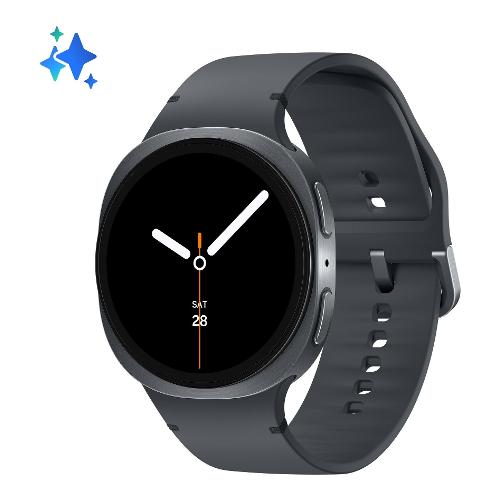 Samsung Smartwatch ( AMOLED ) GALAXY AI WATCH8 Graphite 40 mm SM L320NDAAITV
