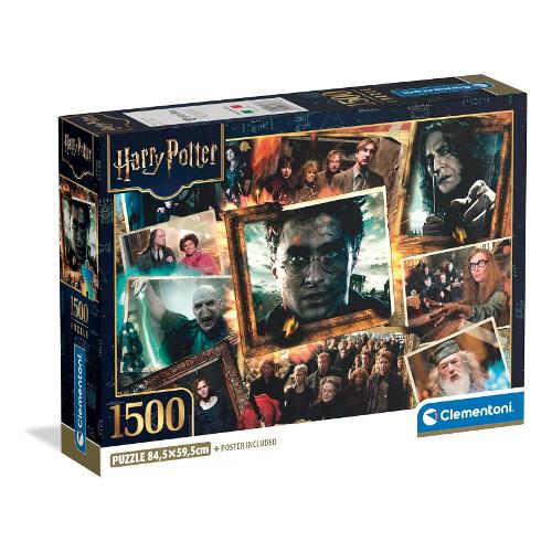 Clementoni Puzzle 1500 pz con poster incluso 18a+ (84,3x59,2cm) HARRY POTTER 31736