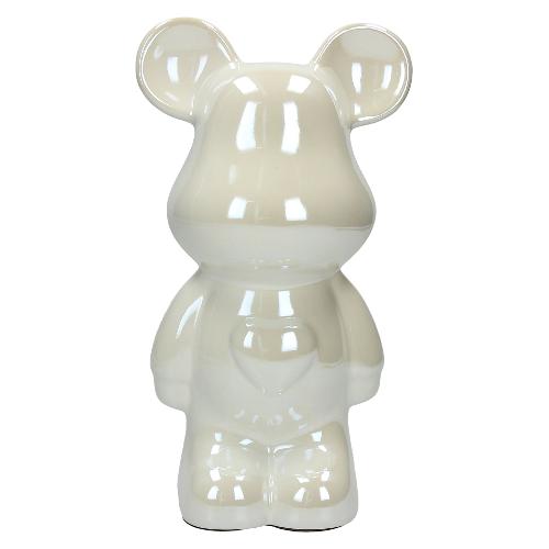 Andrea Fontebasso Salvadanaio Ceramica (27cm) HOME DECOR BEAR Bianco M91OR072877