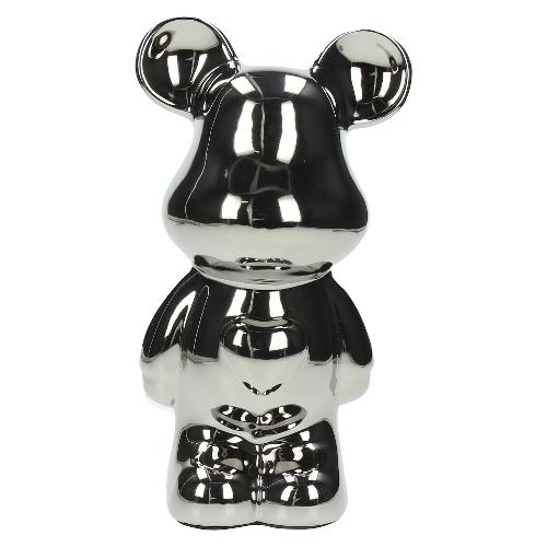 Andrea Fontebasso Salvadanaio Ceramica (27cm) HOME DECOR BEAR Silver M91OR052877