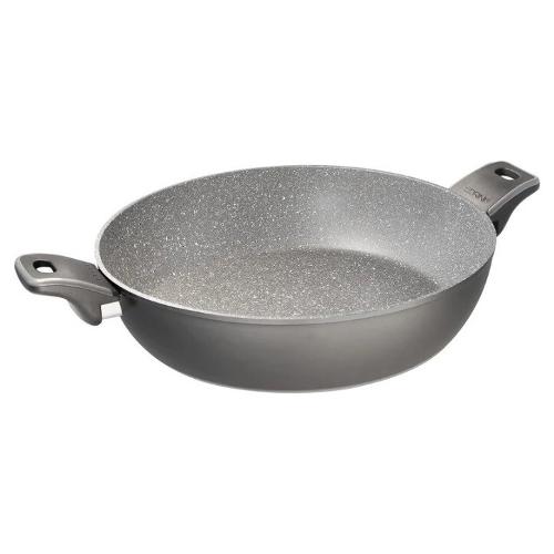 Pedrini Tegame Alluminio antiaderente (32cm) EVO Grigio pietra 02PE1419