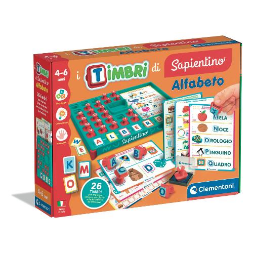 Clementoni Gioco prescolare I Timbri dell'Alfabeto 4-6a SAPIENTINO 16693