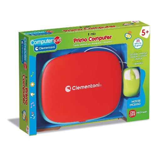 Clementoni Gioco prescolare Il Mio Primo Computer con mouse 5a+ COMPUTER KID Rosso 16656