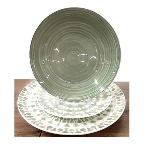 Ar.Ca. Servizio piatti Porcellana 18 pz PIATTIVERDI 70318