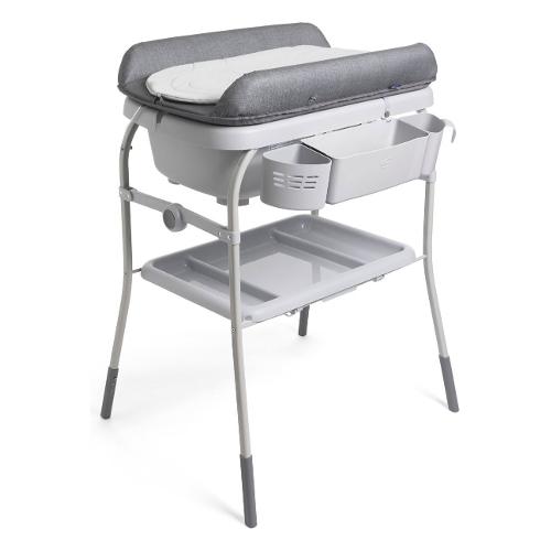 Chicco Fasciatoio pieghevole con bagnetto (82x65,5x107cm) CUDDLE & BUBBLE Melange 04.79348.040