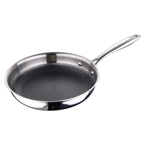 Bergner Padella Inox antiaderente Hi-Tech 3 (24cm) MASTERPRO Cromo lucido BGMP1631