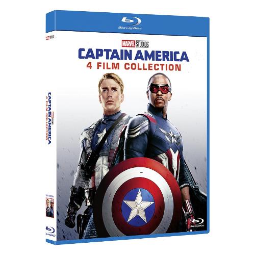 Eagle Pictures Blu Ray Captain America - 4 Film Collection (4 Blu-Ray) - Joe Johnston, Julius Onah, Anthony Russo, Joe Russo 25754
