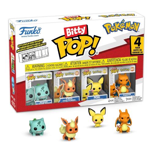 Funko POP BITTY Pokemon Bulbasaur 4 Pack 81134