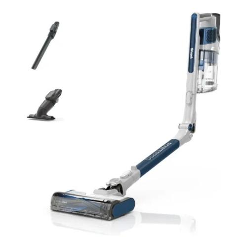 Shark Scopa elettrica batteria POWERPRO Anti Hair Wrap e FloorDetect White e Blue IZ380EU