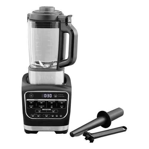 Ninja Frullatore a bicchiere (1,7Lt) SOUP MAKER riscaldante Black e Silver HB150EU 800W