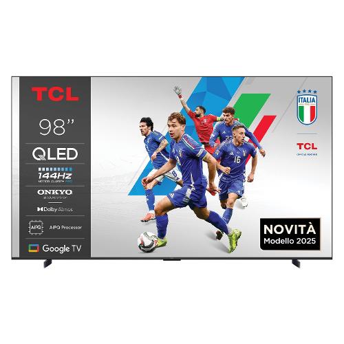 Tcl Tv 98" ( QLED ) Google TV P SERIES Black 98P89K