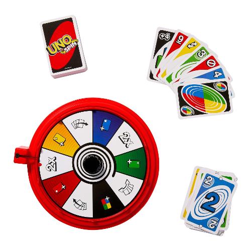 Mattel Spin gioco in Italiano UNO JGR00