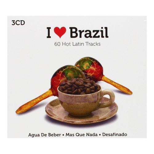 Audio I Love Brazil: 60 Hot Latin Tracks Various (3 Cd) Aa.Vv.