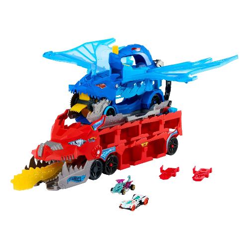 Mattel Drago Trasportatore trasformabile HOT WHEELS CITY JBM72