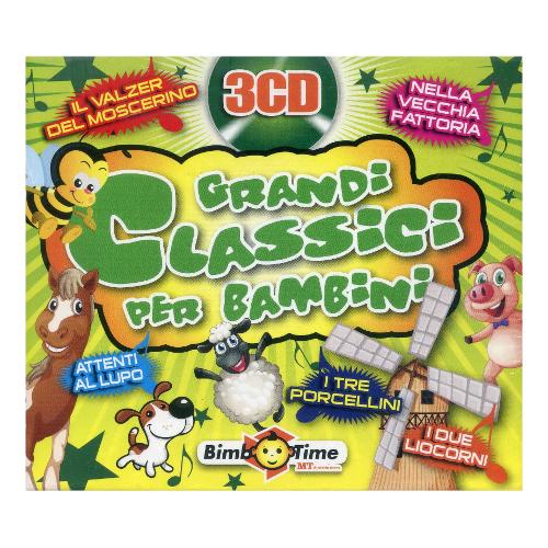 Audio CD Grandi Classici Per Bambini (3 Cd) - Aa.Vv. MT3019