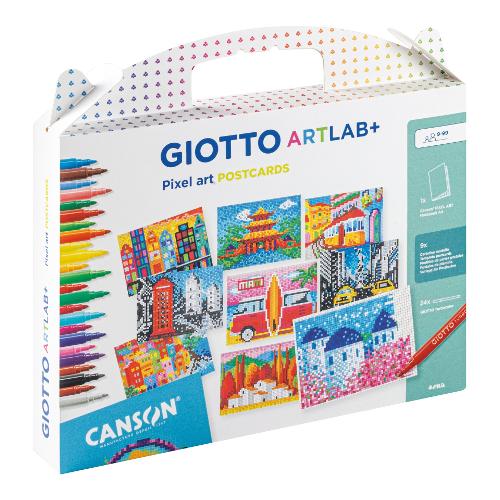 Fila Set Pixel maxi Postcards GIOTTO ART LAB+ F582800