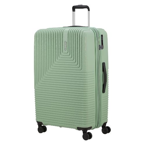 American Tourister Trolley rigido espandibile tg. L (112Lt) 4 ruote (50x30x78cm) NITELINE green 150695 A362