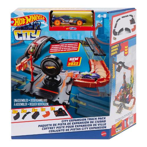 Mattel Playset Expansion Track Pack HOT WHEELS CITY HDN95