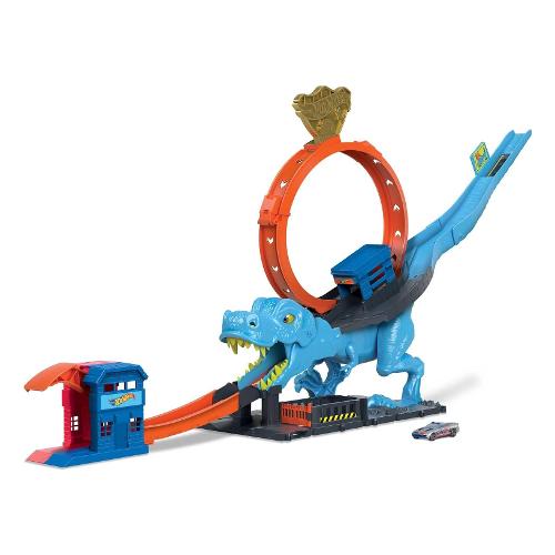 Mattel Playset T Rex Chomp Down HOT WHEELS CITY HNP77
