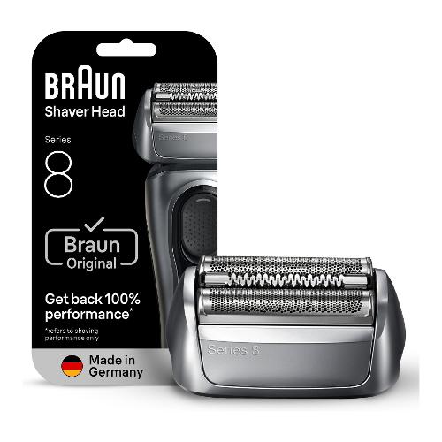 Braun Testina ricambio rasoio SERIES 8 Silver 83M
