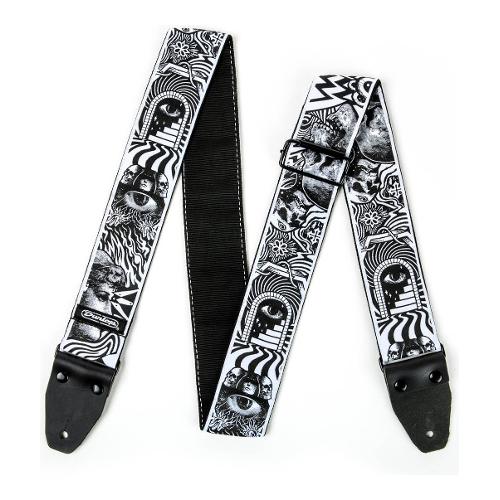 Dunlop Tracolla chitarra ILOVEDUST Skulls ILD04