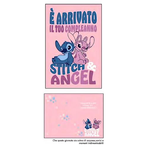 Marpimar Biglietto auguri compleanno (11,8x16,8cm) DISNEY STITCH DDE03