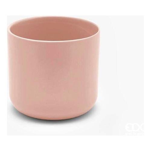 Edg Vaso Ceramica (13,5cm) Cilindro CLASSIC Rosa antico 014496 530