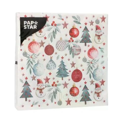 Pap Star Set tovaglioli monouso 20pz 3 Veli Cold Winter CHRISTMAS 37214
