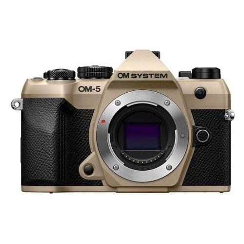 Om System Fotocamera mirrorless 20,4Mpx Micro Four Thirds OM 5 MARK II Body Sand beige V210070MW000