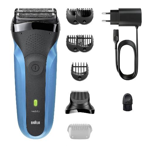 Braun Rasoio barba SERIES 3 Blue e Black 310BT