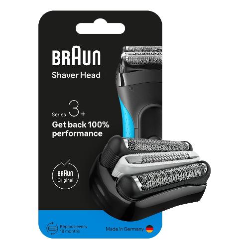 Braun Testina ricambio rasoio SERIES 3+ Black 32B