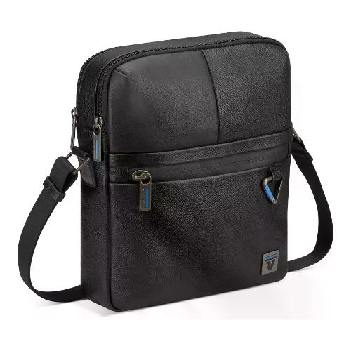 Roncato Borsello 2S con tracolla TRIAL DLX (24x6x28cm) Black 41114301