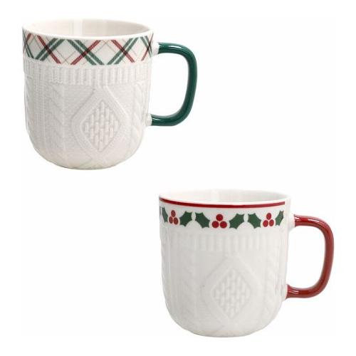 Andrea Fontebasso Set tazze mug Natale (2pz) (350ml) NEW MILK NL614043042