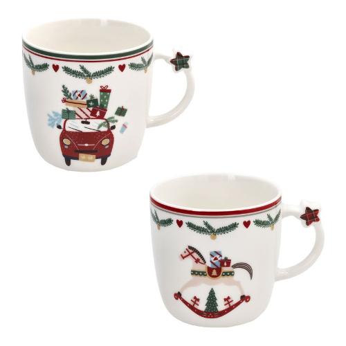 Andrea Fontebasso Set tazze mug Natale (2pz) (360ml) NEW MILK NL614093042