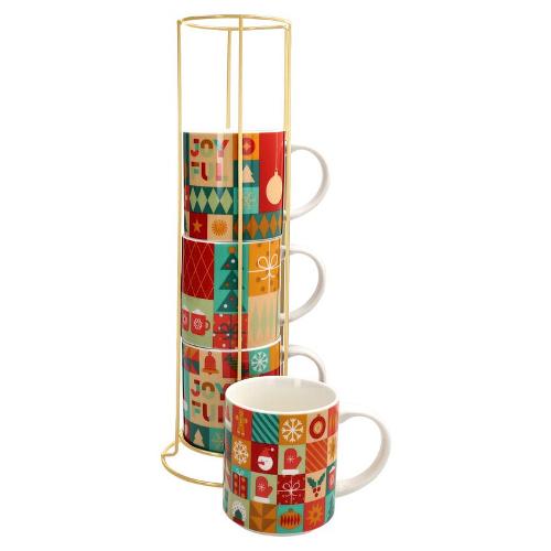 Tognana Set tazze mug Natale (4pz) (370ml) XMAS Assortito NT6844QM300