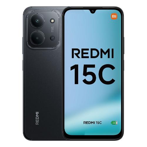 Xiaomi Smartphone 6,9" REDMI 15C 4G Lte Midnight black ( 256GB Ram 4GB 6000mAh ) MZB0LIFEU