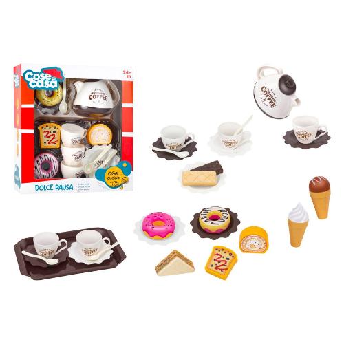 Globo Playset Servizio Te' Dolce pausa con teiera e dolcetti COSE DI CASA 42543