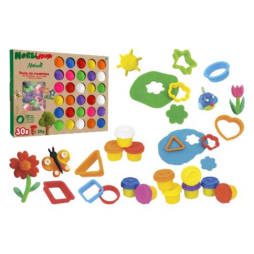 Globo Pasta modellabile 30 vasetti 25gr e accessori MORBIDOUGH Colori assortiti 42479