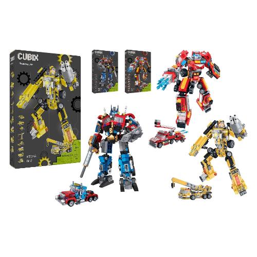 Globo Robot Traxfigure 8 in 2 CUBIX 10a+ Assortito 42942