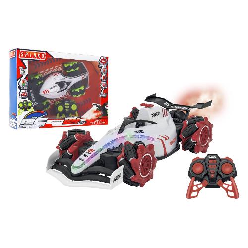 Globo Radiocomando Auto Formula 2,4 Ghz fumo, luci e suoni SPIDKO Assortito 42518