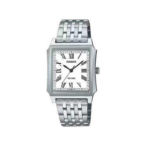Casio Orologio White e Silver MTP B190D 7BVEF
