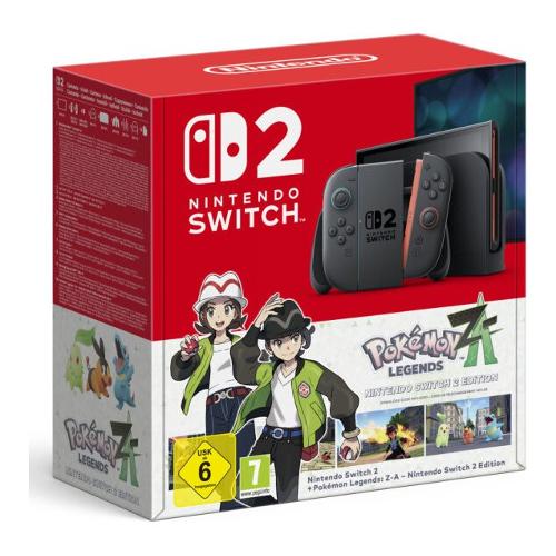 Nintendo Console videogioco SWITCH 2 Bundle Pokemon Legends Z A Black 45496337254