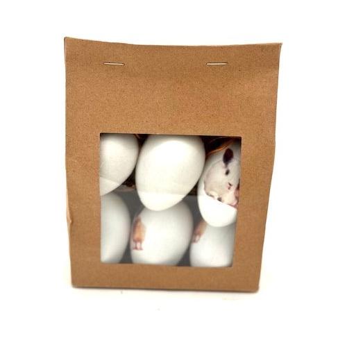 Dhg D.O.O. Decoro Set 6 uova sacchetto Assortito 23762