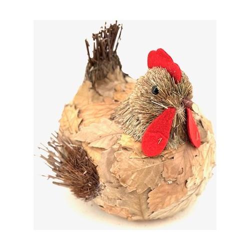 Dhg D.O.O. Decoro Statua gallina 24x23x22 cm Assortito 24371