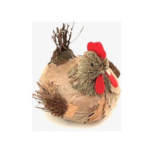 Dhg D.O.O. Decoro Statua gallina 20x19x18 cm Assortito 24372